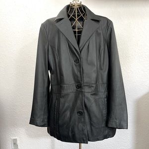WILLSONS LEATHER Black woman’s jacket/coat. Size 1X